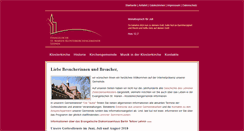 Desktop Screenshot of klosterkirche-lehnin.de